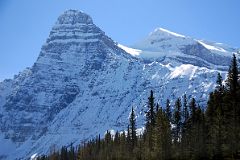 16 Mount Chephren and White Pyramid From Icefields Parkway